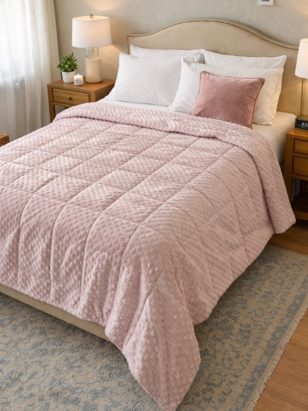 Pink Heavy Weighted Sleep Blanket